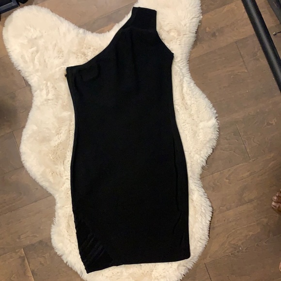 MARCIANO -Edith- One Shoulder LBD Bandage Bodycon - Picture 7 of 12